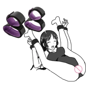 Scc739ae593df4683be081ae39295b838O.webp Wrist & Ankle Leather Restraint